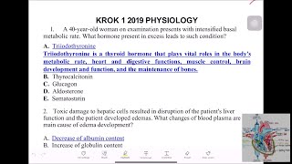 Krok 1 2019 Part 2  Physiology [upl. by Kissel]