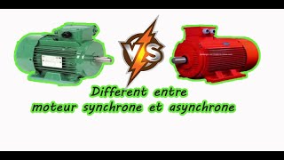 different entre moteur synchrone et asynchrone [upl. by Thornton]