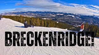 Skiing Breckenridge Ski Resort Colorado [upl. by Ruthven]