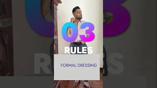 3 Formal Dressing rules for Men menfashionmalayalam mensfashion shortsfeed youtubeshorts u [upl. by Wilser463]