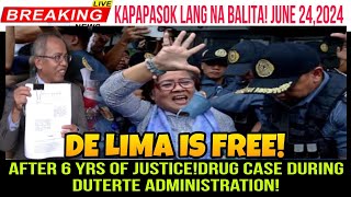 ⚠️WATCH FULL COVERAGEDE LIMA IS NOW FREE AFTER 6 YRS OF JUSTICE DURING DUTERTE ADMINISTRATION [upl. by Alimak]