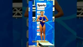 Sports sports diving swimming athlete olympics youtubeshorts trending swimmer shorts [upl. by Samaria]