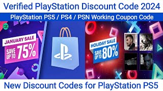 PlayStation Discount Codes 2024  PS4 Discount Codes 2024  Discount Codes for PS4 amp PS5  PSN Codes [upl. by Kristine]