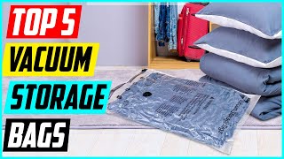 Top 5 Best Vacuum Storage Bags for 2024 [upl. by Perrine]