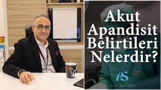 Akut Apandisit Belirtileri Nelerdir Op Dr Aytaç Sayın [upl. by Estevan]