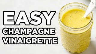 Easy Champagne Vinaigrette  Vinaigrette Dressing by MOMables [upl. by Sedecram]