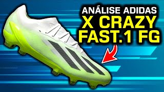 MELHOR que a X SPEEDPORTAL 😳  Chuteira campo Adidas X CRAZYFAST1 FG [upl. by Salli]