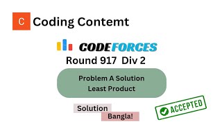 Codeforces round 917 div 2 Problem A solution in C [upl. by Franzoni750]