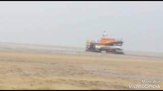 RNLI Hoylake lifeboat and hovercraft [upl. by Nohtanoj]