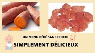 Diversification alimentaire bébé  BÉBÉ mange de la viande pour la 1ère fois 4 mois 6 mois et [upl. by Euqinomod224]