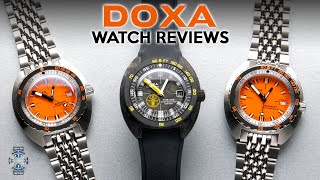 The Doxa 300 Carbon 300 and 300T Watch Reviews [upl. by Nnylahs784]