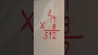 2 Digit by 1 Digit Multiplication Example [upl. by Bounds826]