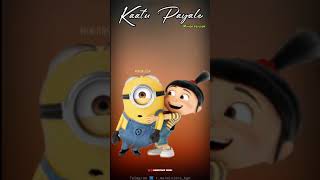 kaatu payale song whatsapp status kaatu payale whatsapp status full screen Minions version [upl. by Onitram394]