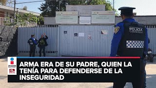 Esto es lo que sabe del niño que llevó una pistola a una secundaria de Iztapalapa [upl. by Tichon]