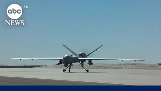 Houthi forces shoot down US military drone near Yemen Officials [upl. by Narol]