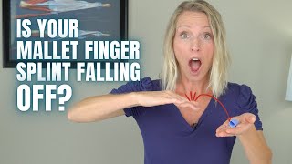 3 Tips to Keep Your Mallet Finger Splint Secure What To Do If Your Mallet Finger Splint Falls Off [upl. by Hyacinthe]