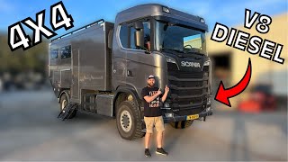 Touring a 1 Million SCANIA RV Imported from HOLLAND [upl. by Nawk]