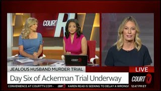 Day six of Ackerman trial underway  Kelly Hyman on Court TV [upl. by Lavella]