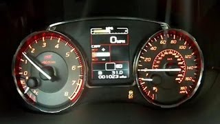 2015 Subaru WRX STI 060 MPH Acceleration Test Video  305 HP Turbocharged Boxer Engine [upl. by Colfin]