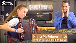 Klara Mißebner Die HarmonikaWeltmeisterin 2024  Live im TV [upl. by Magnusson553]