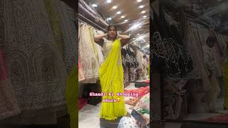 Shaadi ki shopping✨ shorts youtubeshorts minivlog [upl. by Annohsat9]