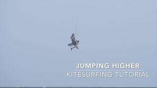 How to Jump Higher Strapless kitesurfing Lesson [upl. by Bunce]