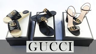 GUCCI SHOES  Gucci Heels  Best Summer Luxury Shoes  Designer Sandals [upl. by Airdna331]