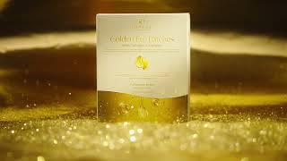 Golden Eye Patches for Glowing Undereyes  TravelFriendly Skincare [upl. by Amzu]