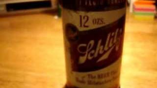 1954 schlitz  flat top beer can [upl. by Yleoj]