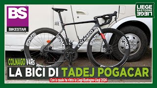 LiegiBastogneLiegi la Colnago V4Rs con cui Tadej Pogacar ha vinto la Doyenne [upl. by Raimundo]