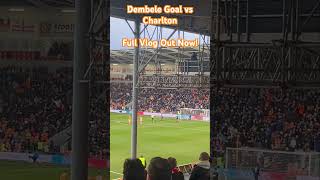 KARAMOKO DEMBELE GOAL VS CHARLTON  Blackpool 11 Charlton Athletic blackpoolfc [upl. by Bois]