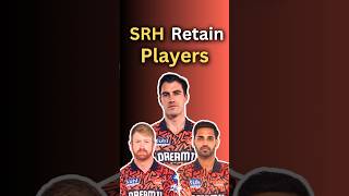 SRH retain this 3 player in ipl 2025 shorts short ipl iplauction srh india bcci cricket [upl. by Arikaahs43]