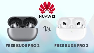 Huawei FreeBuds Pro 2 vs FreeBuds Pro 3 Bluetooth Earbuds  Compare  Specifications  Features [upl. by Rekrap]