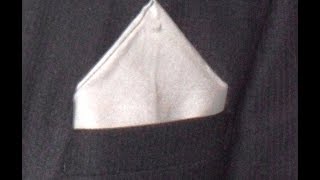 Einstecktuch Dreieck pocket square triangle [upl. by Yras]