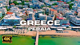 4K Walking Tour of Greece  PERAIA  Beach Walk  Thessaloniki  Travel Greece 2023 [upl. by Lrigybab]