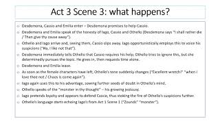 Othello Analysis  Act 3 Scene 3 Part 1 [upl. by Nady]