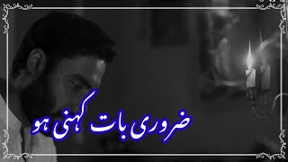 parizaad episode29 whatsapp status video  parizad sad poetry status  zarori bat kehni ho [upl. by Henarat]