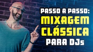 Passo a passo para a mixagem clássica mais utilizada pelos DJs  GIRANDO OS PINO [upl. by Tiffi228]