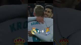 Real Madrid VS Real Sociedad in FOOTBALL Match⚽🔥epicfootballmoments epicfootballbattle [upl. by Anahc]