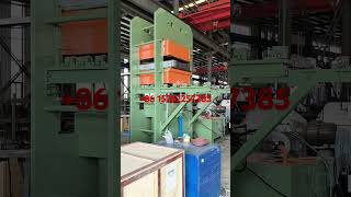 XLBD120012001500T rubber plate vulcanizing press testing [upl. by Pegg]