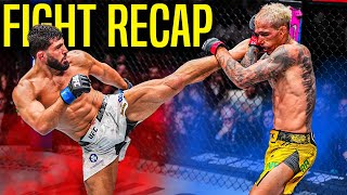 Charles Oliveira vs Arman Tsarukyan RECAP [upl. by Ddot]