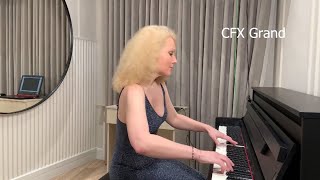 Yamaha CLP 785 CFX piano vs Chopin piano Fantaisie Impromptu Op 66 [upl. by Shien]