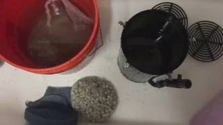 DIY Mechanical Prefilter Media  How To Make Mechanical Filtration  Pot Scrubbers [upl. by Adai]