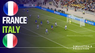 🇫🇷🇮🇹 FRANCE  ITALIE  LIGUE DES NATIONS SIMULATION DE JEUX VIDÉO [upl. by Drida78]