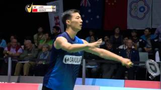 Lee Hyun II vs Qiao Bin  MS F Match 3 Skycity New Zealand Open 2015 [upl. by Ailana]