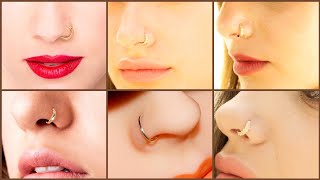 Outstanding And Amazing Gold Nose Rings For Girls And WomensLatest Nose Rings Collection 2020 [upl. by Schinica]