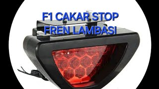 F1 Çakar Stop Fren Lambası Nasıl Yapılırcakar [upl. by Mars]