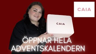 ÖPPNAR CAIA ADVENTSKALENDER 2024 YIKES är deras storhetstid över [upl. by Anaihs]