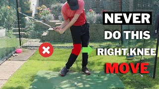 This Right Knee Golf Downswing Move Will Destroy Your Swing [upl. by Abrahams]