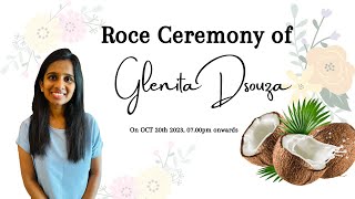 Roce Ceremony Of Glenita Dsouza  Nainad [upl. by Lucretia]